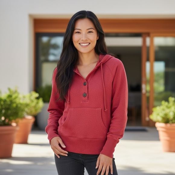 ESPRIT Long Sleeve Pink Hoodie - Picture 6 of 9